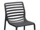 Chaises colorées en plastique Doga Bistrot in Extérieur