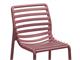 Chaises colorées en plastique Doga Bistrot in Extérieur