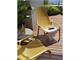 Design-Liegestuhl für den Garten Net Lounge in Außenseite