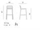 Tabouret cuisine moderne Lido in Jour