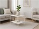Quadratische Wohnzimmer Couchtisch Roy in Tag
