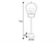 Low street lamps for garden Gemstone little size in Lighting