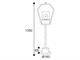 Low street lamps for garden Gemstone little size in Lighting
