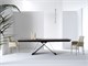 Sedia pelle design con braccioli Agata Arm in Giorno