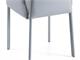 Chaise en cuir design avec accoudoirs Caravaggio in Jour