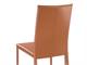 Chaises en cuir dossier bas Hayez in Jour