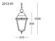 Lampe suspension extérieure Andromeda 01 in Éclairage