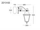 Outdoor wall lamp Andromeda 2213-2215 in Lighting