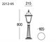 Outdoor lampposts Andromeda 06-07 in Lighting