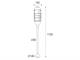Low street lamps for garden Torcia in Lighting