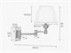 Wall lamp adjustable arm AP 2021MQ in Lighting