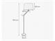Shabby floor lamp LTA 0402 in Lighting