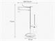 Floor towel rack 7040 in Bathroom