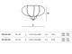 Blown glass lamp Sultan MC106 in Lighting