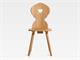 Coloured wooden chairs Monaco in Living room