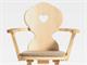 Tyrolean armchair with armrests Monaco in Living room