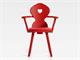 Tyrolean armchair with armrests Monaco in Living room