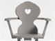 Tyrolean armchair with armrests Monaco in Living room