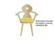 Tyrolean armchair with armrests Monaco in Living room