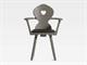 Fauteuils avec accoudoirs Tyrolien Monaco in Jour