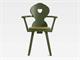 Tyrolean armchair with armrests Monaco in Living room