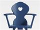 Tyrolean armchair with armrests Monaco in Living room