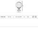 Glass ceiling lamp Sfera EC355-035 in Lighting
