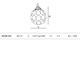 Murano chandelier Galapagos ES449-035 in Lighting