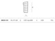 Glass wall lights Corno Ducale MB229-035 in Lighting