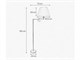 Élégant lampadaire LTA 2021T in Éclairage