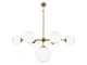 Lustre vintage LP 0920 6 1F in Éclairage