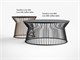 Outdoor side table Line in Outdoor