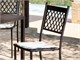 Iron garden chairs Valentino Summertime in Outdoor