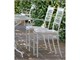 Iron garden chairs Valentino Summertime in Outdoor
