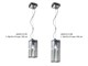Glass pendant lamps Rettangolo 2054 in Lighting
