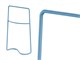 Design-Handtuchhalter Onda ON171 in Badezimmer