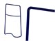 Design-Handtuchhalter Onda ON171 in Badezimmer