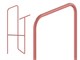 Design-Handtuchhalter City CY173 in Badezimmer