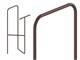 Design-Handtuchhalter City CY173 in Badezimmer