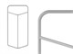 Floor towel holder City CY172 in Bathroom