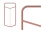Floor towel holder City CY172 in Bathroom