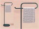 Porta asciugamani da terra Ricciolo RC171 in Bagno