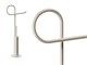 Toilettenbürste und Toilettenpapierhalter Ricciolo RC176 in Badezimmer