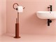 Toilettenbürste und Toilettenpapierhalter Ricciolo RC176 in Badezimmer