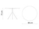 Outdoor round tableTwist TW2081 in Outdoor