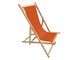 Sdraio legno telo in PVC Sole Mare in Esterno