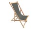 Sdraio legno telo in PVC Sole Mare in Esterno