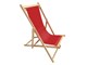 Sdraio legno telo in PVC Sole Mare in Esterno