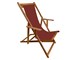 Sdraio legno telo in PVC Sole Mare in Esterno