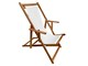 Sdraio legno telo in PVC Sole Mare in Esterno